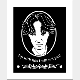 Bernard Black: Up With this I Will Not put Quote Posters and Art